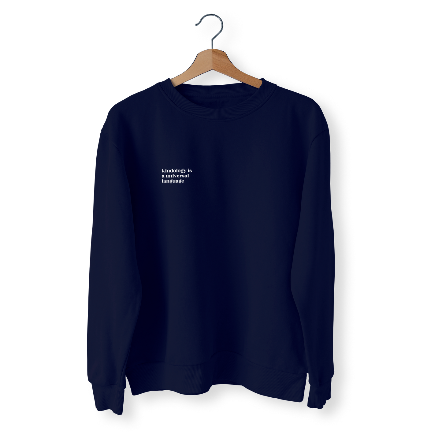 Sweatshirt Universal Language Azul